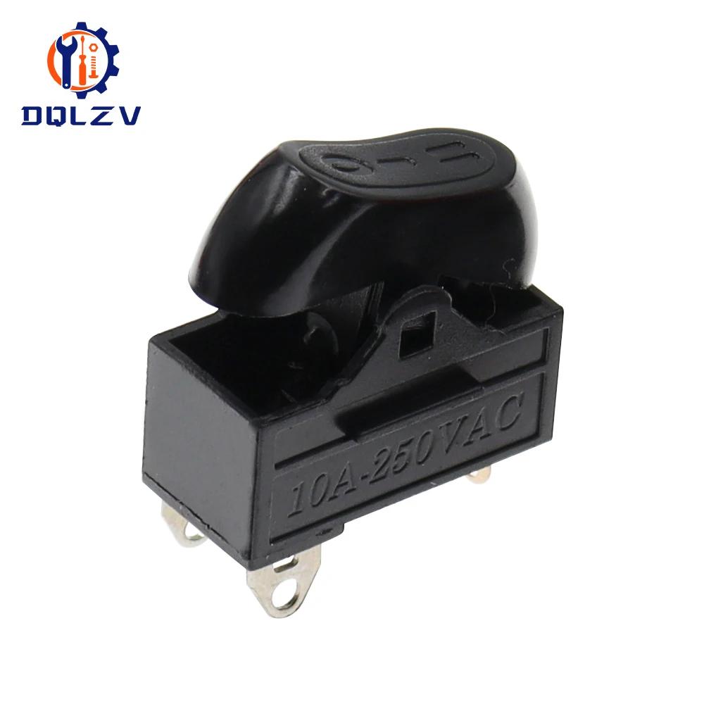 KCD15-103/T Hair Dryer Switch 3 Pins Rocker Switch 3 Position ON-OFF-ON Boat Shaped Switch