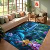 Pixel Art Style  Elf Spring Rug Carpet Mat Non-Slip for Kids Room Bedroom Game Home Decor   Living Room Decoration