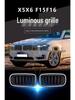 BMW X5/X6 F15/F16 (2014-2017) Grilă Dublă Lucios Negru cu Bandă Luminoasă