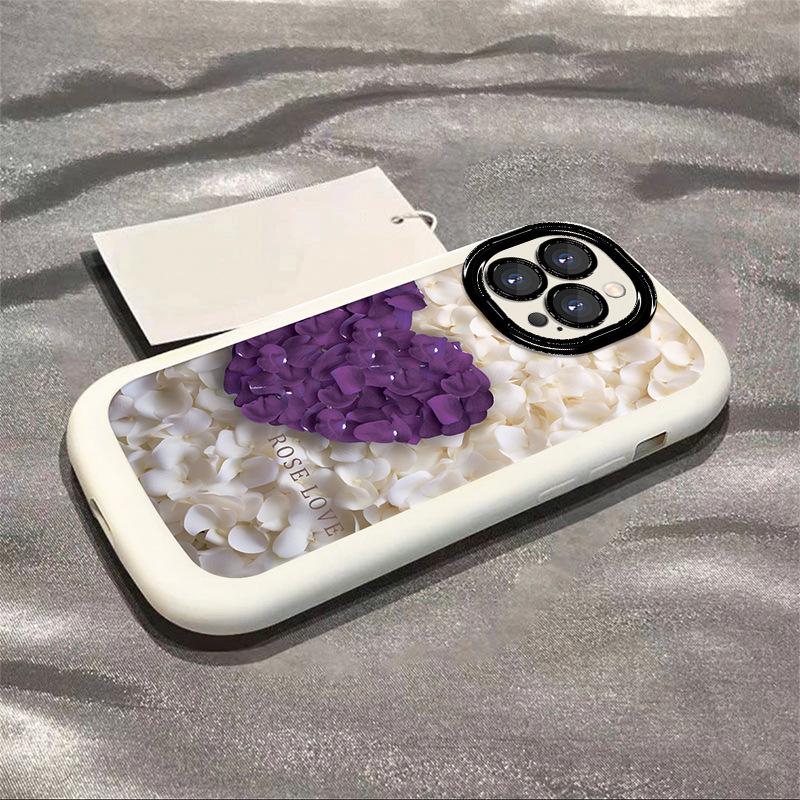 Applicable To Apple 16 Mobile Phone Case Love Petal IPhone 15 Women's Apple 14 Promax Sense Apple 13