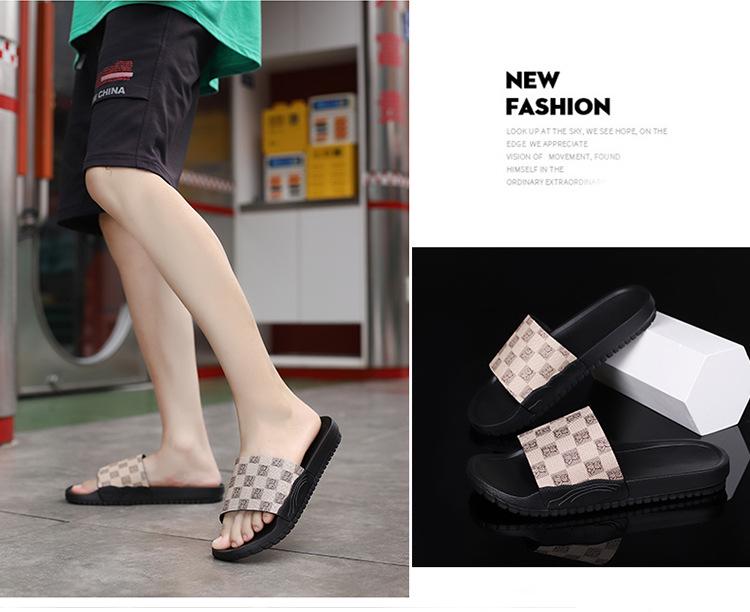 Men's 2024 Genuine Leather Non-Slip Outdoor Beach Slippers - Trendy Single Strap Design