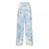 Off-White Womens/Ladies Knitted Pull-On Wide Leg Trousers