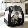 Foldable Pet Tent Portable Dogs Sun Protecting Portable Indoor/Outdoor Sunshades Fence with Ventilation Window