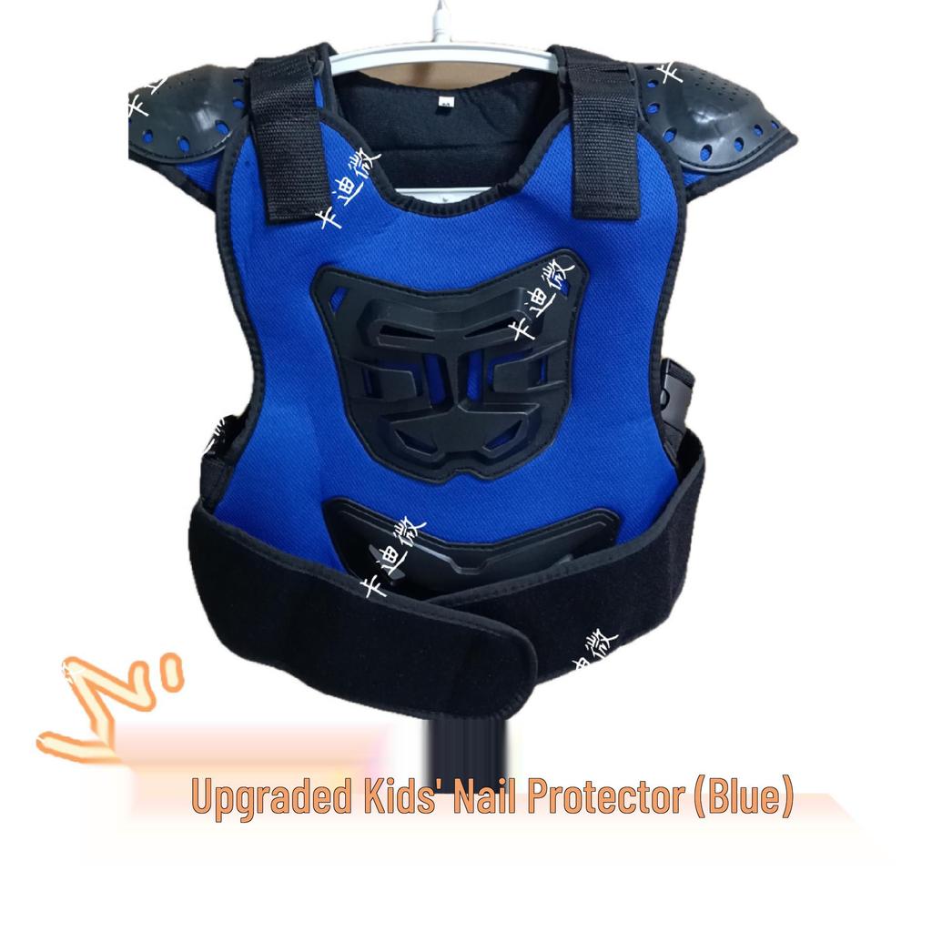 Kids' Motorcycle Balance Bike Armor Set: Knee, Elbow, Chest & Back Protectors.