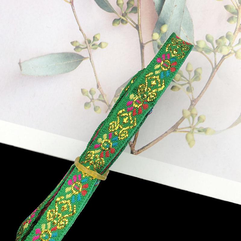 1cm Ethnic Embroidery Lace Trim for Dance Costume and Clothing Accessories