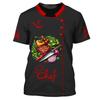 Chef Work T-shirt for Men Personality Pattern O-neck Funny T Shirts 3D Print Fashion Trendy Cook Tee Top Novelties  2025 New
