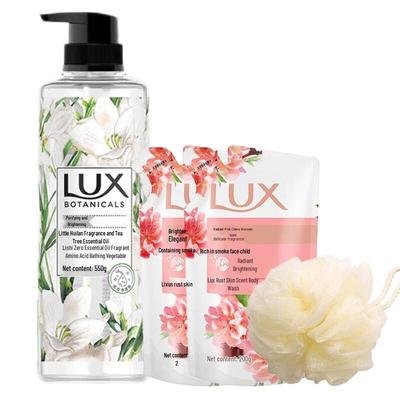 Botanical Essential Oil Freesia Scent Body Wash Set