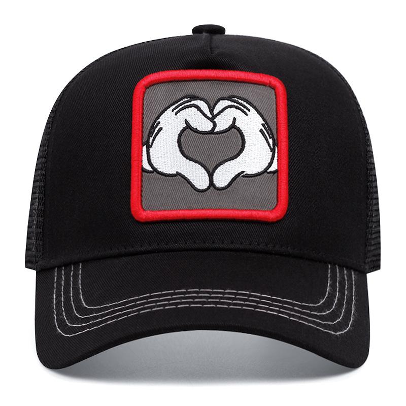 Cartoon Bixin Baseball Cap Outdoor Sports Rice Cap Summer Shade Breathable Mesh Cap adjustable 55-61cm