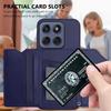 Card Holder Back Case For OPPO A5 A3 Pro A79 A78 A58 A38 A18 Reno 14 12 11 F 10 Magnetic Button-Flip Leather Wallet Phone Cover
