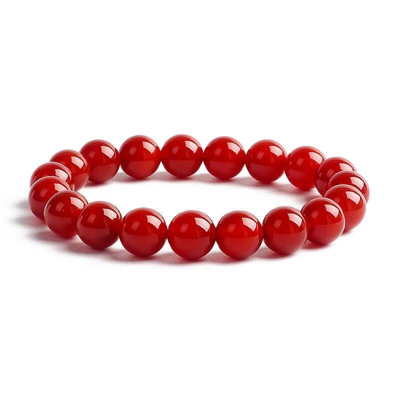 10MM Natural Stone Beads Bracelet Men 8MM Reiki Tiger Eye Agates Quartz Beaded Bracelets for Women Elastic Rope Handmade Jewelry