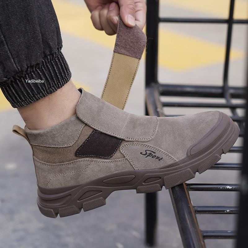 Buty robocze spawacza buty ochronne ze stalowymi noskami mężczyźni kobiety niezniszczalne buty męskie buty ochronne antypoślizgowe buty robocze odporne na przebicie