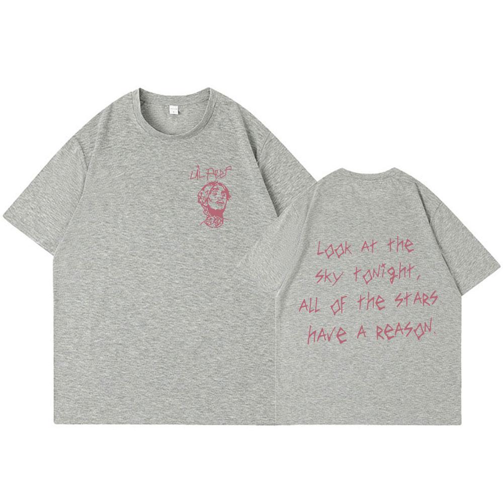 Rapper Lil Peep Tour Concert Graphic T Shirt Unisexs Fashion Hip Hop Short Sleeve Tshirt Cotton Casual Oversized Tshirts
