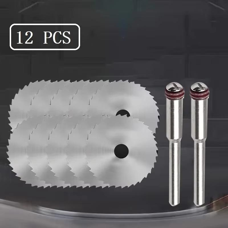 12 PCS Small Saw Blades Circular Saw Blades Wood Plastic Pvc Pipe Electric Grinder Hand Electric Drill Accessories