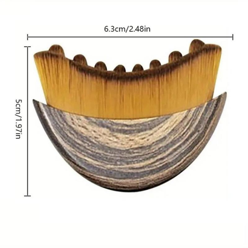 Lymfatická konturovací obličejová masážní štětka, Štětka pro péči o oči a krk
