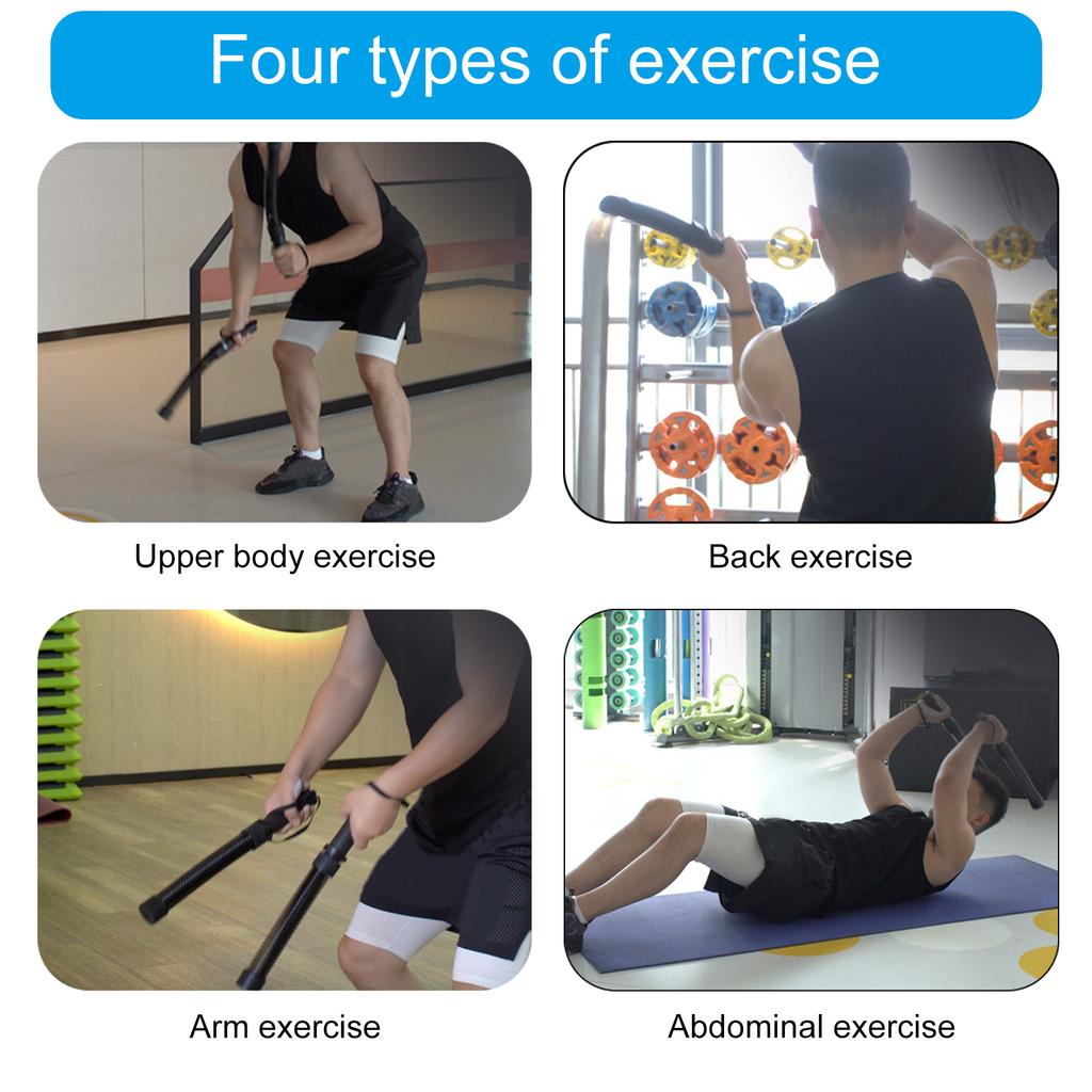 2 buc. frânghii de antrenament pentru exerciții, tije cu arc de înlocuire, frânghii portabile de luptă, instrument de antrenament pentru forța, echipament de gimnastică de acasă