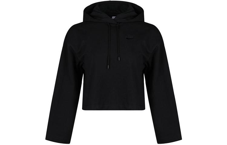 

Nike Sweatshirts Women s Black Hooded Moderate Regular CJ3741-010 M