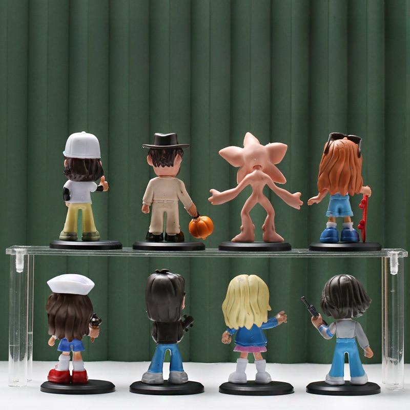 Figurină Stranger de 3,5 inch Steve Demogorgon Flori Oribile Lucruri Model Ornament Figurine Cu Bază