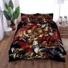 Captain Tsubasa Duvet Cover Pillowcase Bedding Set Football Adult Boy Girl Bedroom Decoration Children Gift Single Double Size