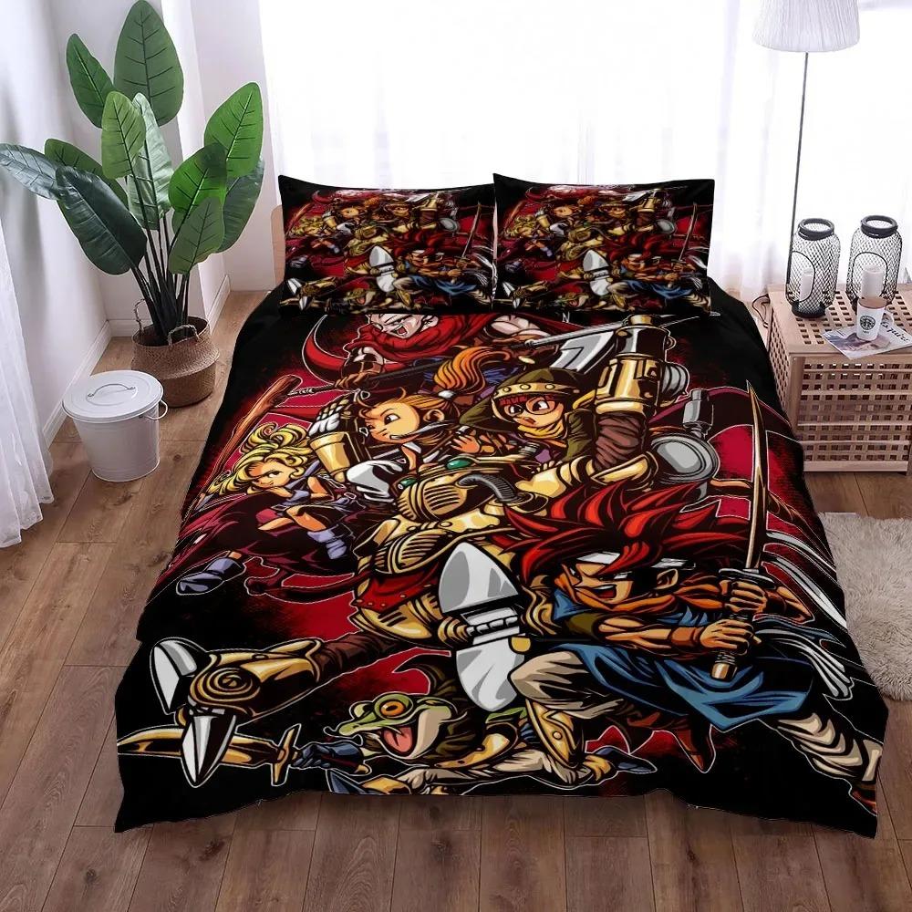 Captain Tsubasa Duvet Cover Pillowcase Bedding Set Football Adult Boy Girl Bedroom Decoration Children Gift Single Double Size