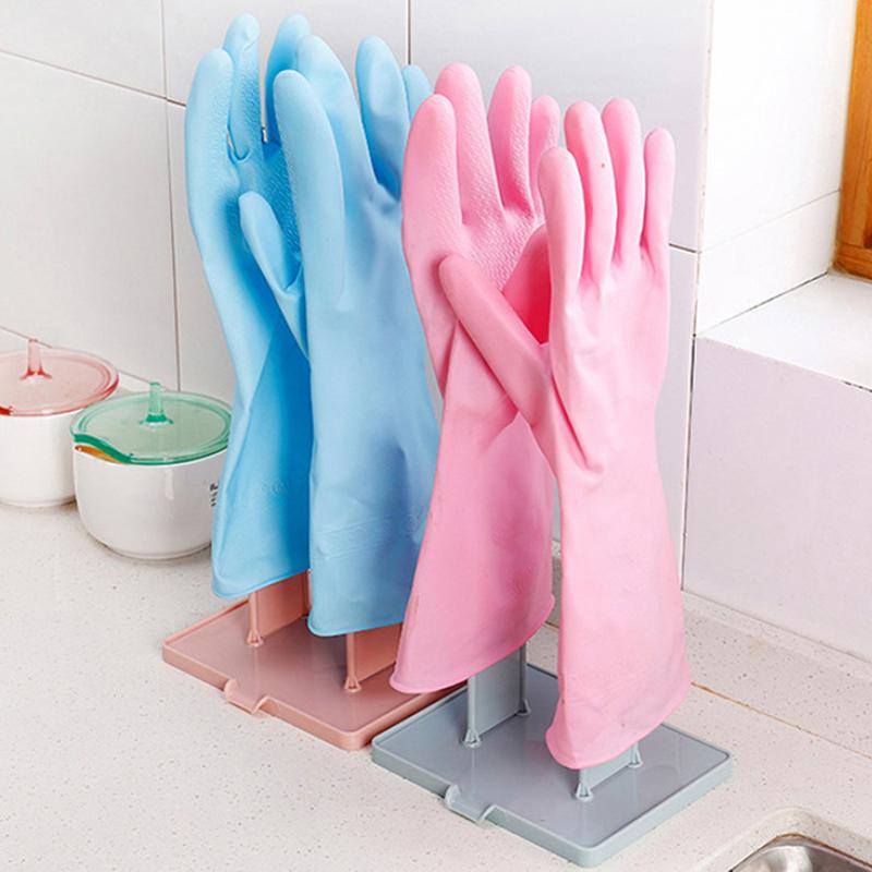 Kitchen Glove Stand Holder Rubber Glover Dryer Rack Kitchen Sink Accessories Towel Holder Practical Kitchen Storage Tools