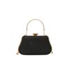 Elegant Plush Evening Bag With Clutch Closure For Womens Night Out