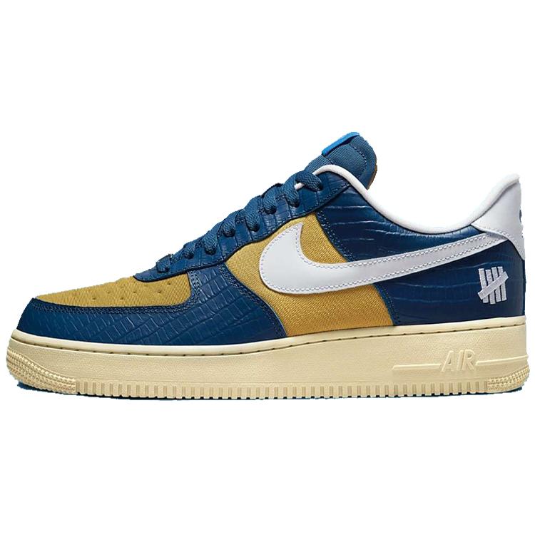 

Кроссовки Nike Air Force 1 Low SP Undefeated 5 On It Синий Желтый Крокодил(ДМ8462-400) 37.5