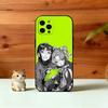 T-The G-Green Yuri Phone Case For iPhone 17,16,15,14,13,12,11 Plus,Pro Max,XS,Soft Silicone Black Cover