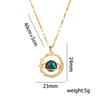 Specially for titanium steel planet starry sky non-fading necklace women's fashion personality versatile high-end sense collarbone chain jewelry