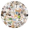 77 Adorable Cartoon Cat Waterproof Stickers for Laptop, Journal, or Phone Decoration