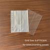 10 Pieces A5 6 Hole Clear Ring Binder Refill Sleeve Photocards Notebook Diary Photo Album Storage Binding Folder Back To School