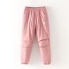 Children's Winter Cotton Pants - Thick Three-Layer Warm Casual Wear for Boys and Girls