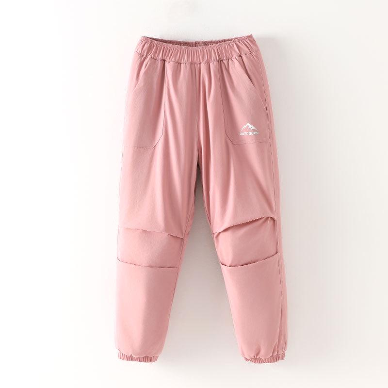 Children's Winter Cotton Pants - Thick Three-Layer Warm Casual Wear for Boys and Girls