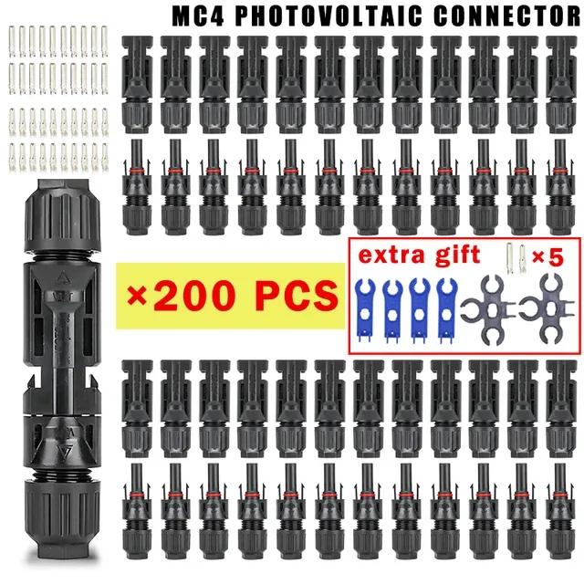 400/200/100/40/20/10 Pcs 1000V 30A Solar Connector Kit Connectors for Solor Panel