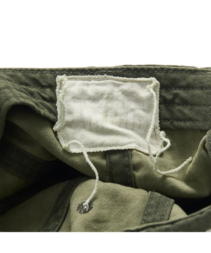 TUEWID Twd Hand Embroidery Wrinkled Ball Cap In Seaweed Green
