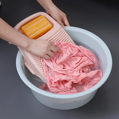 Mini Clean Laundry Schlafsaal Kunststoff Anti-Rutsch-Verdickung Anti-Rutsch-Waschbrett Home Board Waschplatte Kleidung Reinigung für Wäsche