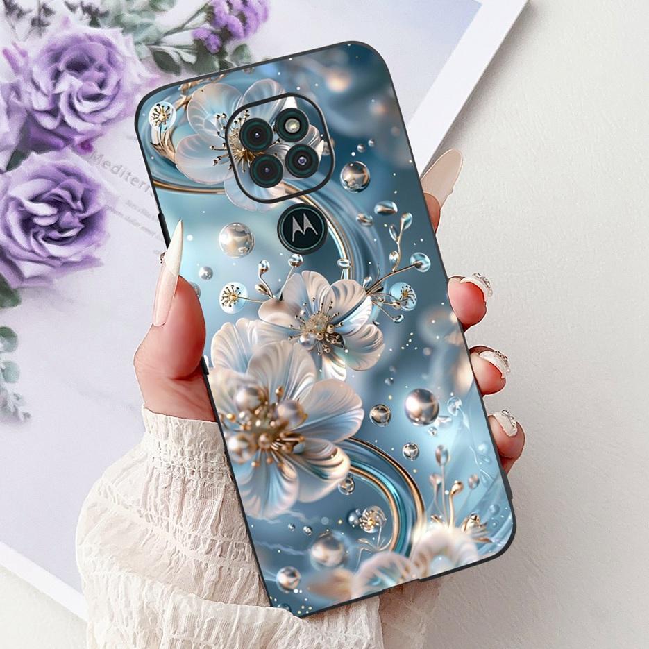 For Motorola Moto G9 Play Case Colorful Flowers Painted Cover Soft TPU Phone Cases For Motorola Moto G9 Plus MotoG9 Power Fundas