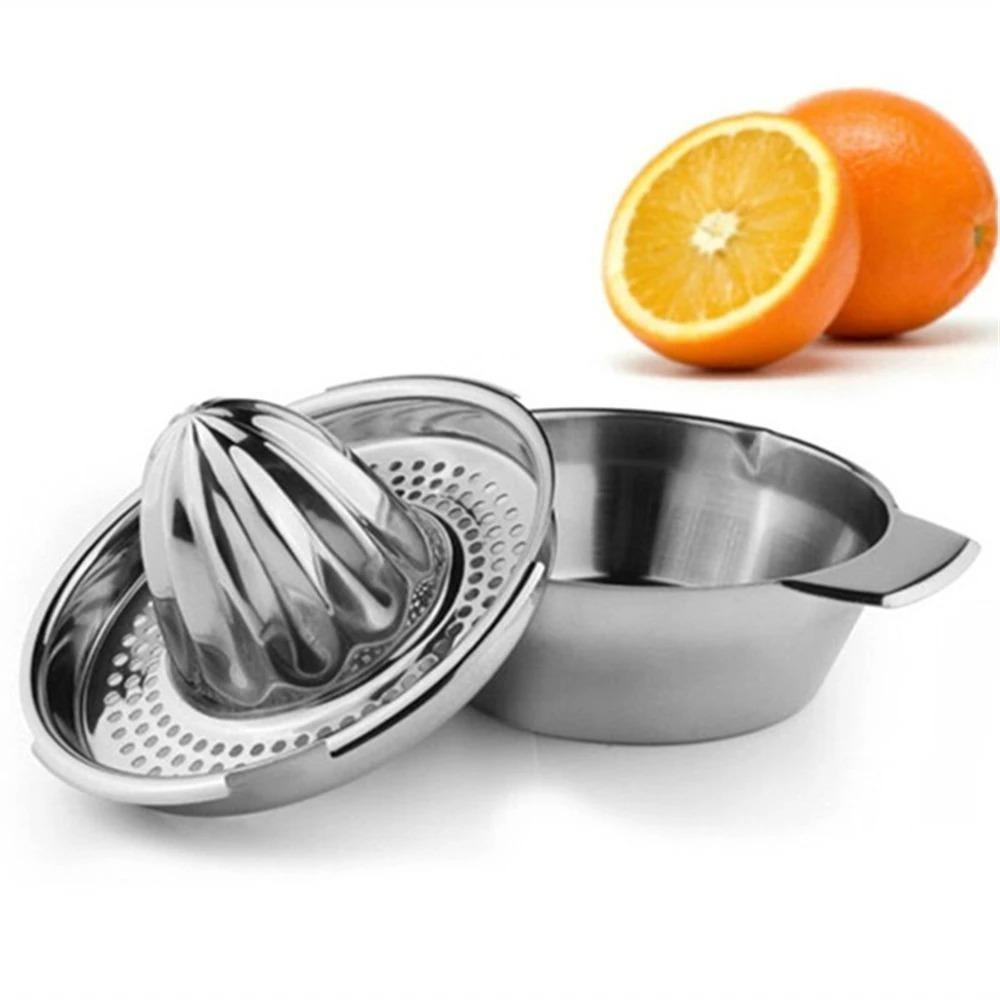 Juicer 304 Stainless Stee Hand Pressed Juice Maker With Bowl Lemon Squeezer  Fruit