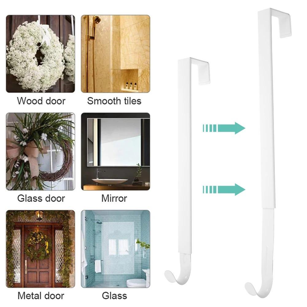 Floral Wreath Hanger Over The Door Large Wreath Metal Hook For Christmas Easter Wreath Front Door Hanger Xmas Party Supplies