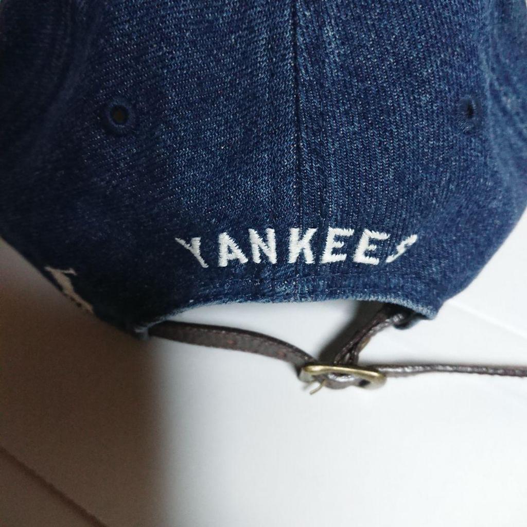 [USED] Polo Ralph Lauren New Era Yankees denim cap