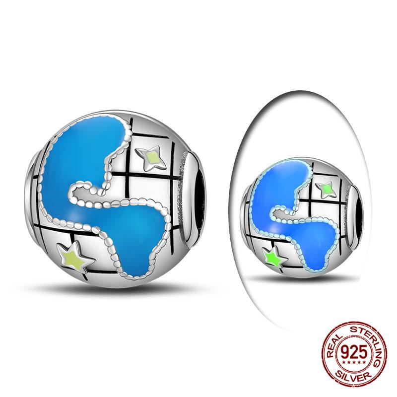 100% Copper Space Travel Spaceship Astronaut Beads Fit Originalwomen Bracelet Diy Jewelry Making Gift