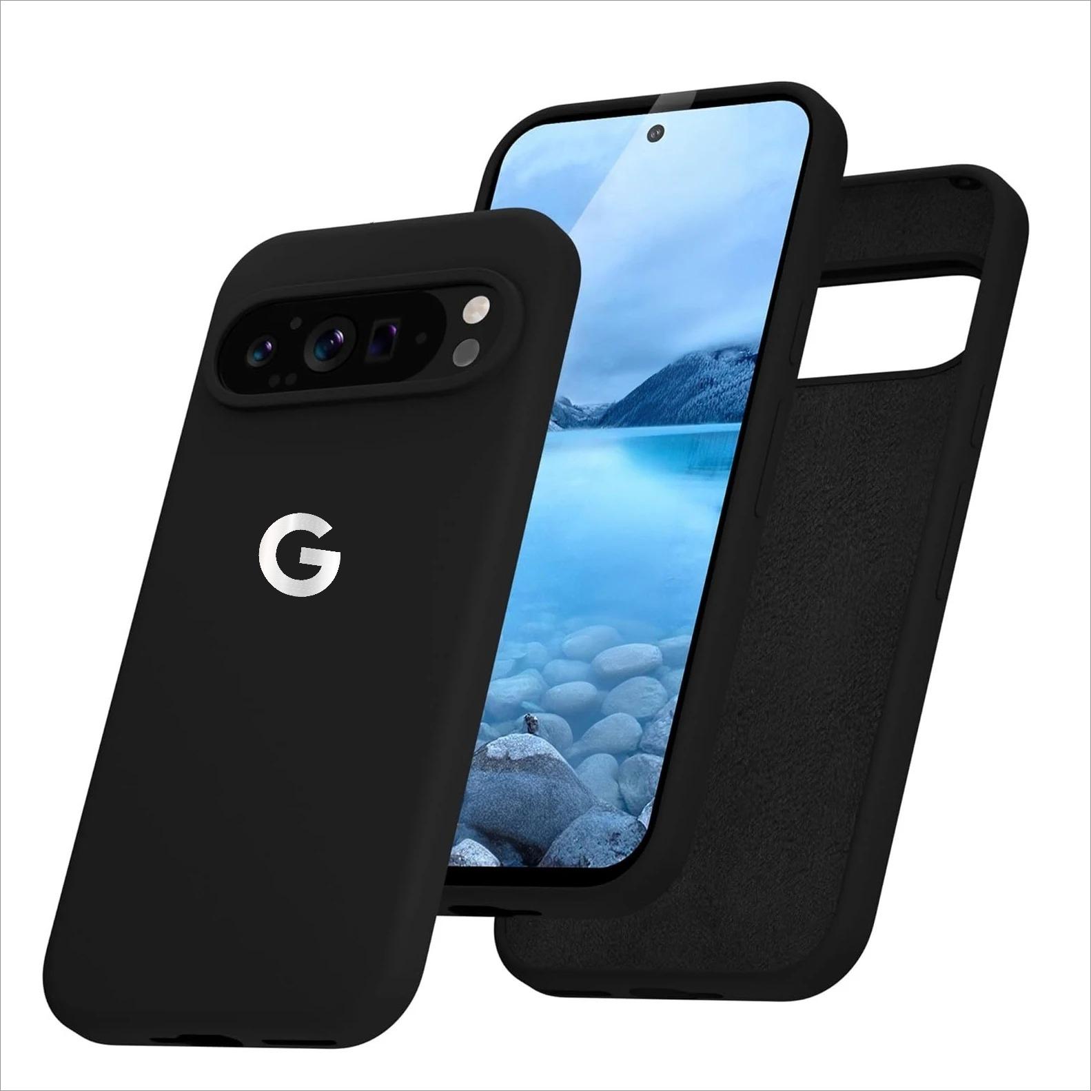 

Офіційний рідкий силіконовий чохол для телефону для Google Pixel 10 Pro XL Funda для Pixel 9 8 6 7 10A 9A 8A 7A Ударостійка кришка для зарядного пристрою Google Pixel 9