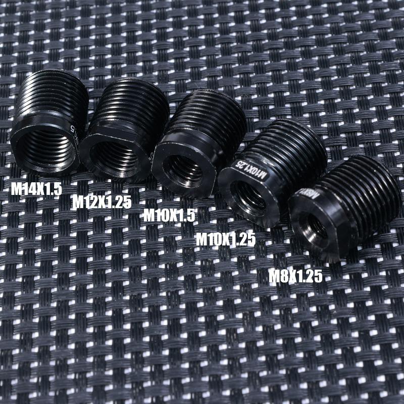 Aluminum Alloy Shift Knob Adapter with Inside Thread M8*1.25/M10*1.25/M10*1.5/M12*1.25/M14x1.5 for Universal Knob