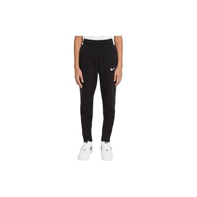 Bequeme, atmungsaktive, lockere, minimalistische Strick-Sporthose für Kinder, Schwarz DA0771-010