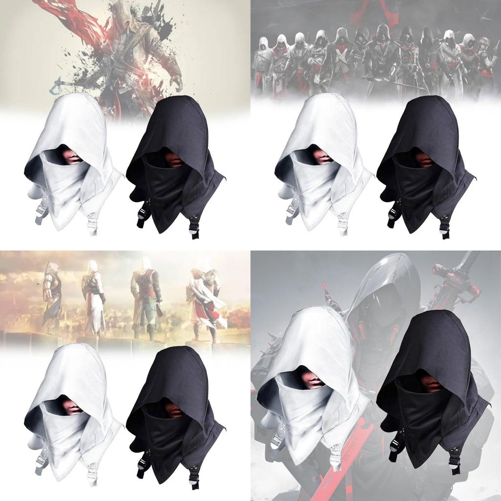 Assassins Creed Costume Hoodie With Polyester Fabric For Halloween Cosplay And Medieval Role Play
