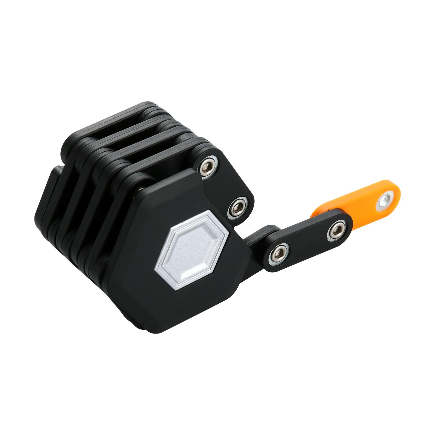 SENDE Bicycle Folding Lock Mountain Road Bicycle Motorcycle Scooter Accessories Riding Essentials Electric Bicycle Lock Foldable lock