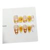 Pure Hand-wearing Nails Ins Cute Egg Treasure French Hand-painted Manicure Finished Product Detachable Fake Nail Patch