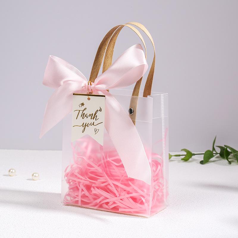 High-End Transparent Gift Tote for Valentine's, Weddings, Birthdays & Parties