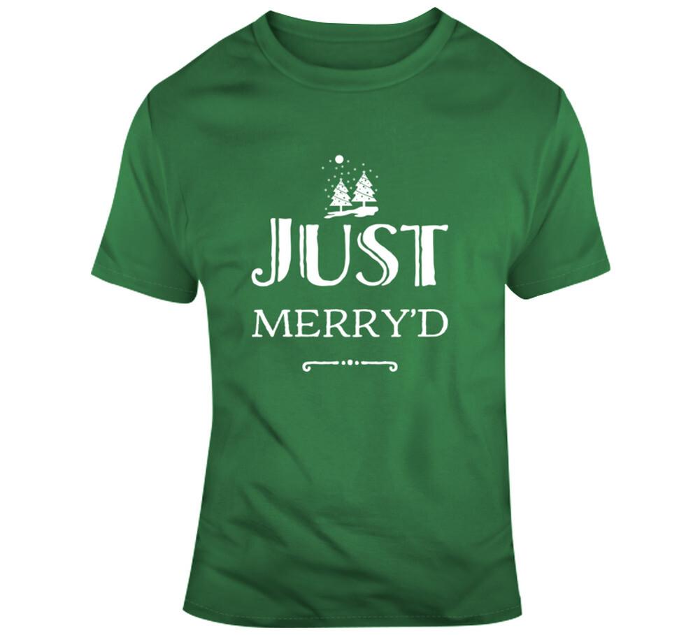 Just Merry d T Shirt Mens Womens Tees Top L