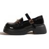 Thick-soled Black Mary Jane Single Shoes Women's Shoes New Spring Niche Loafers Small Leather Shoes