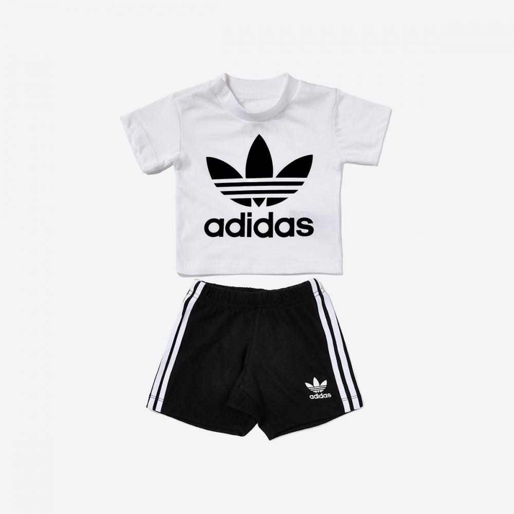

Детская короткая футболка Adidas WHITEBLACK